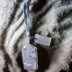 Vera Bradley Beary Merry luggage tag. NWT